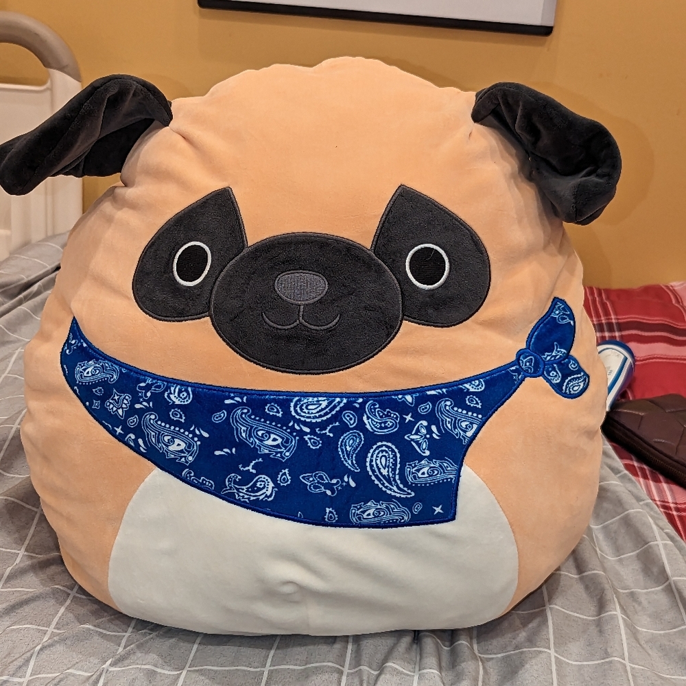 Squishmallow Prince the Pug 20"